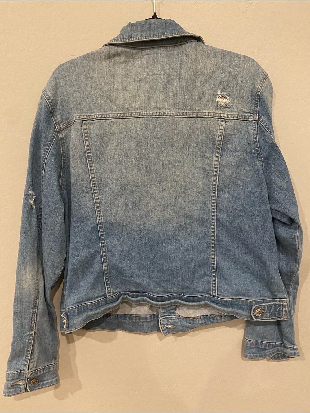 Enjean Denim Trucker Jacket Sz Large - Picture 13 of 14